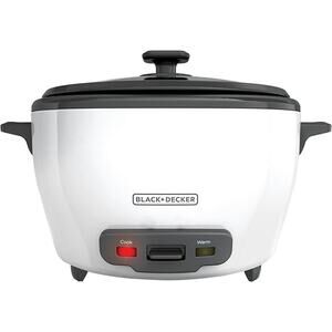 BLACK+DECKER 6-Cup Rice Cooker, 6-cup